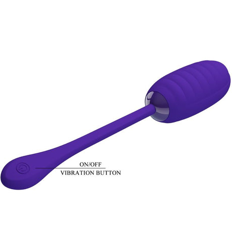 Vibrator Kirk Wiederaufladbares Vibrationsei Lila.6
