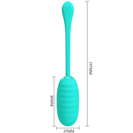 Vibrator Kirk Wiederaufladbares Vibrierendes Ei Aquagrün.5