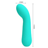 Pretty Love - Faun Wiederaufladbarer Vibrator Aquagrün