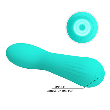 Pretty Love - Faun Wiederaufladbarer Vibrator Aquagrün