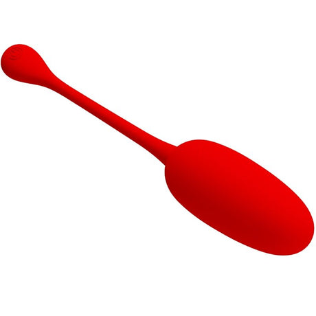 Vibrator Knucker Red Wiederaufladbares Vibrations-Ei Rot