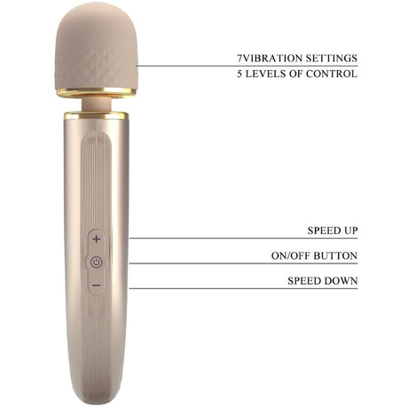 Pretty Love - Massager 7 Vibrationsmodi Champagner