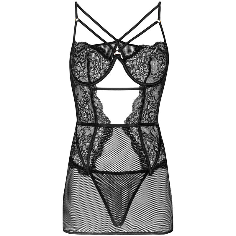 Livco Corsetti Fashion - Baririn Lc 90633 Hemd + Hose Schwarz L/XL