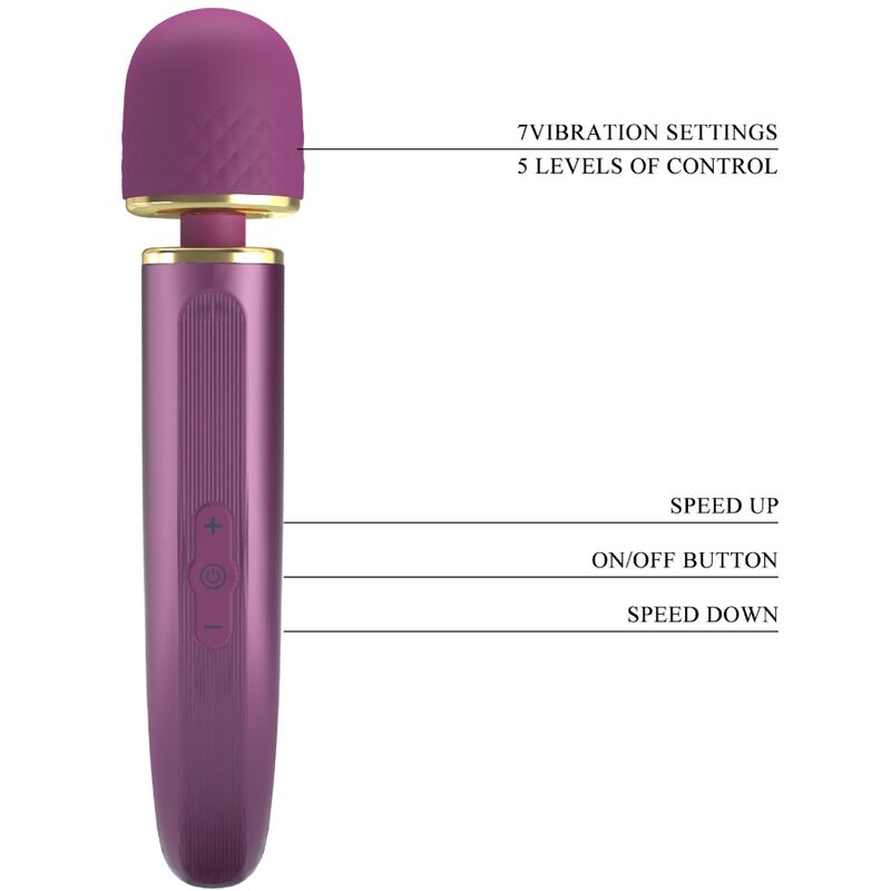 Pretty Love - Massager 7 Vibrationsmodi Lila