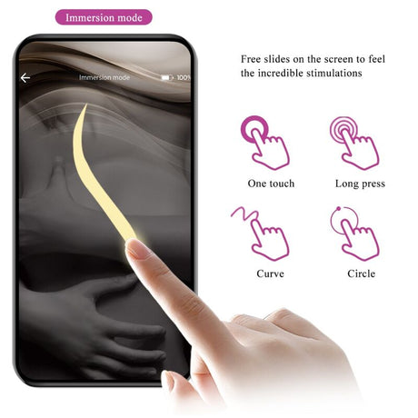 Pretty Love - Jayleen Vibrator mit App-Fernbedienung Lila
