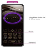 Pretty Love - Jayleen Vibrator mit App-Fernbedienung Lila