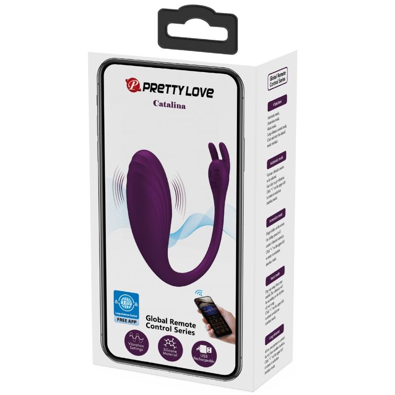 Pretty Love - Catalina Vibrator App Fernbedienung Lila
