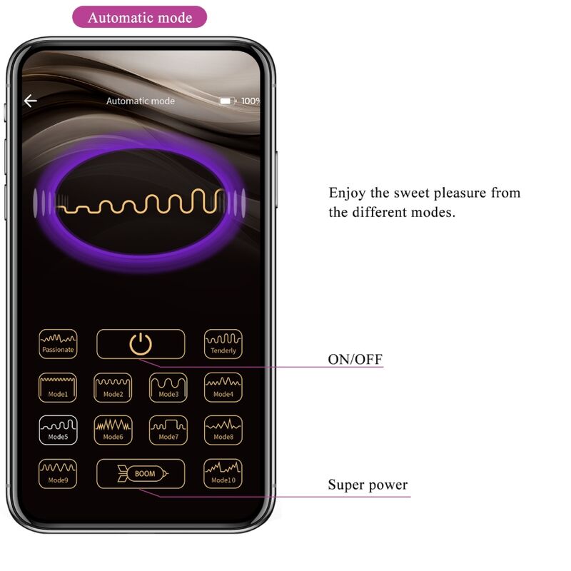 Pretty Love - Catalina Vibrator App Fernbedienung Lila