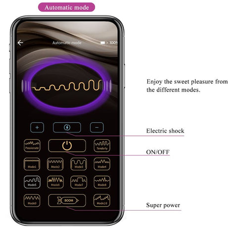 Pretty Love - Jefferson App-Gesteuerter Analstecker Lila