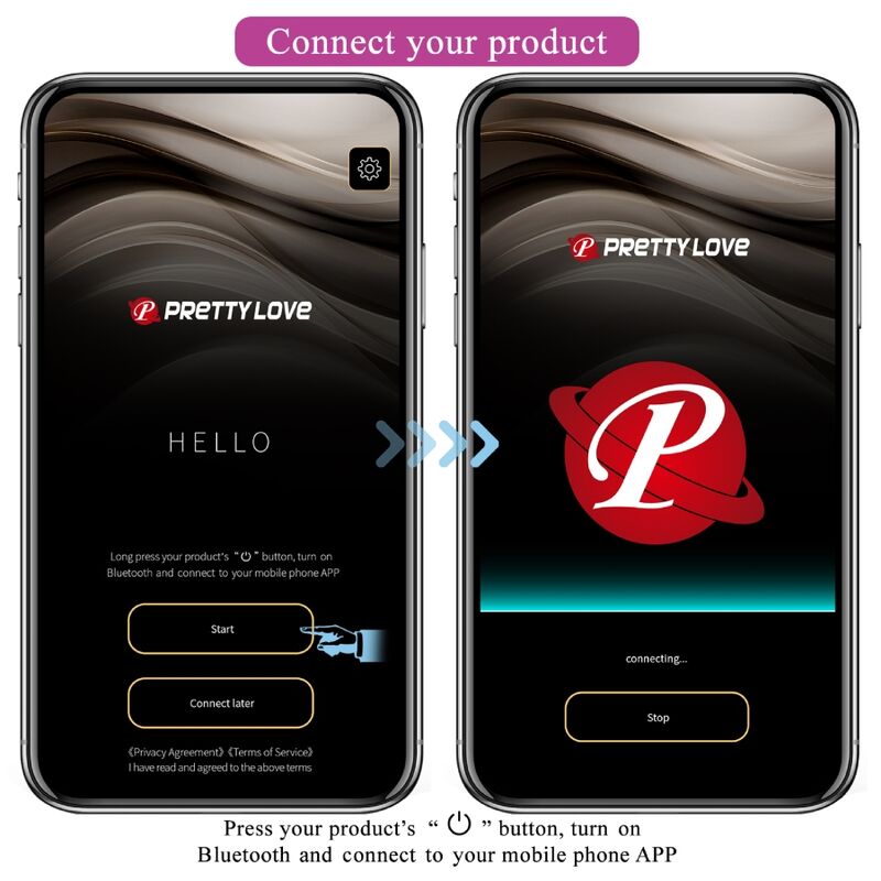 Pretty Love - Jefferson App-Gesteuerter Analstecker Lila