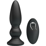 Mr Play - Leistungsstarker Vibrator mit Fernbedienung, Analstecker, Schwarz