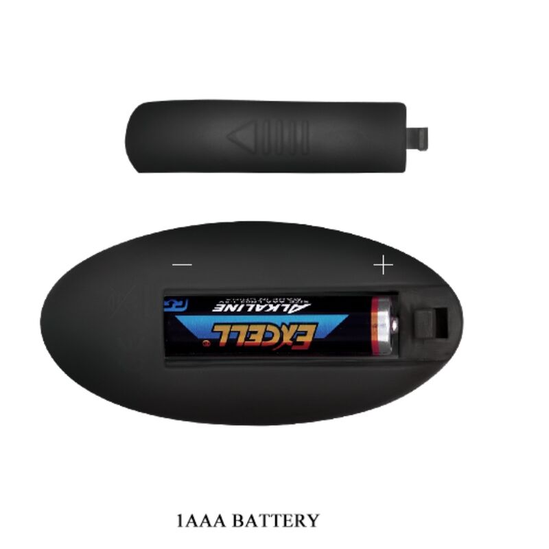 Mr Play - Leistungsstarker Vibrator mit Fernbedienung, Analstecker, Schwarz