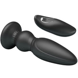 Mr Play - Leistungsstarker Vibrator mit Fernbedienung, Analstecker, Schwarz