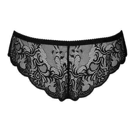 Livco Corsetti Fashion - Love Story Lc 90679 Panty mit Schrittfreien ohne Schwarz
