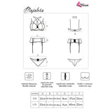 Livco Corsetti Fashion - Majalesa Lc 90526 Bh + Strumpfgürtel + Panty Schwarz