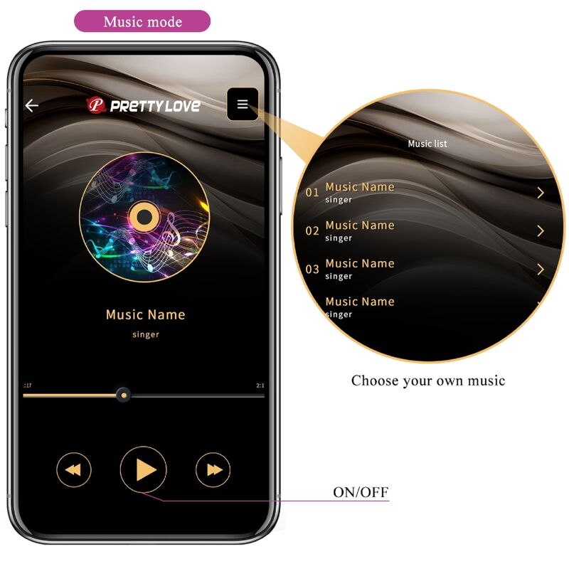Pretty Love - Elvira Kegel Balls App Fernbedienung Lila