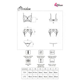 Livco Corsetti Fashion - Moridam Lc 90552 Bh + Strumpfgürtel + Hösche Negro L/XL