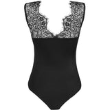 Livco Corsetti Fashion - Mudienin Lc 90654 Schwarzer Body L/XL