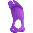 Penisring Silas Vibrant Penis Ring 7 Vibrationen Lila Silikon