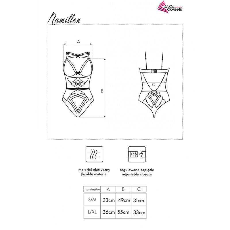 Livco Corsetti Fashion - Namillen Lc 90528 Körper Schwarz