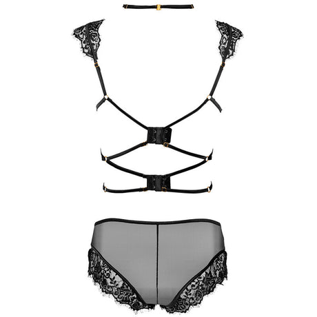 Livco Corsetti Fashion - Palmenom Lc 90614 Bh + Höschen Schwarz