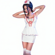 Chilirose - Cr 4160 Kostüm Krankenschwester Top & Rock S/M