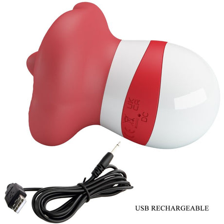 Auflegevibrator Mina Zungenstimulator Hellrot.6