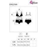 Livco Corsetti Fashion - Drezna Lc 90733 Bh + Höschen Schwarz