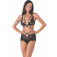 Livco Corsetti Fashion - Drezna Lc 90733 Bh + Höschen Schwarz