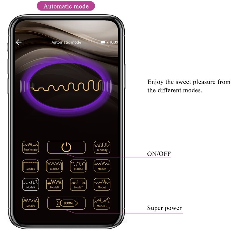 Pretty Love - Billy Vibrationsfernbedienung Lila Kostenlose App