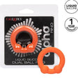 Penisring Alpha Dual Ball Ring Orange