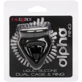 Calexotics - Alpha Dual Cage Ring Schwarz