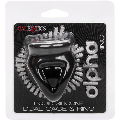 Calexotics - Alpha Dual Cage Ring Schwarz