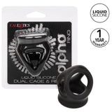 Calexotics - Alpha Dual Cage Ring Schwarz