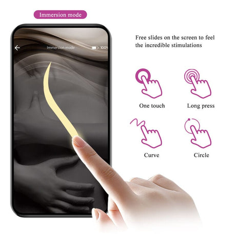 Pretty Love - Hector Electroshock Vibrator Per App-Steuerung Lila