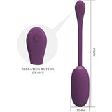 Pretty Love - Doreen Purple Wiederaufladbares Vibrations-Ei