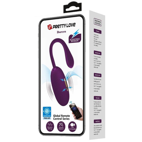 Vibrator Doreen Purple Wiederaufladbares Vibrations-Ei.6