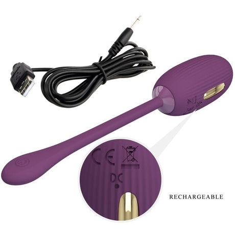 Vibrator Doreen Purple Wiederaufladbares Vibrations-Ei.5
