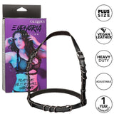 Calexotics - Euphoria plus Size Halter Buckle Harness Schwarz