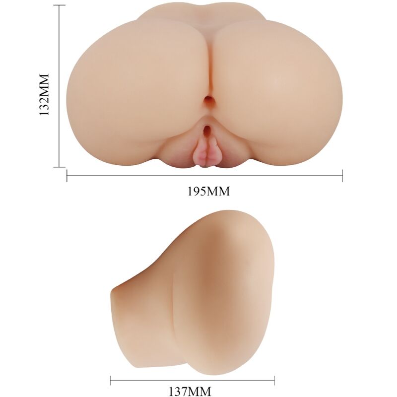 Crazy Bull - Realistischer Vagina- und Anus-Luna-Vibrator