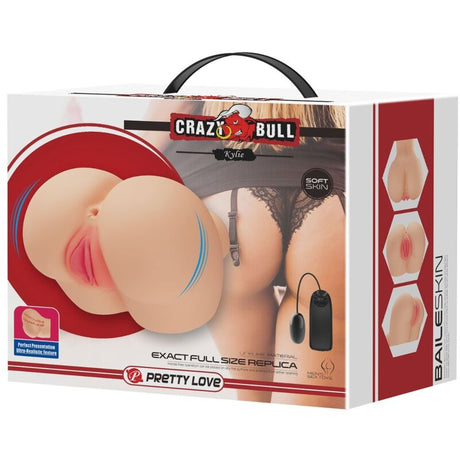 Crazy Bull - Realistischer Vagina- und Anus-Kylie-Vibrator