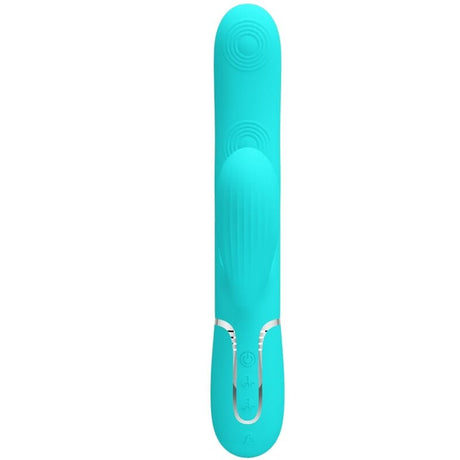Pretty Love - Perlita Multifunktions-3-in-1-g-Punkt-Vibrator Aqua Grün