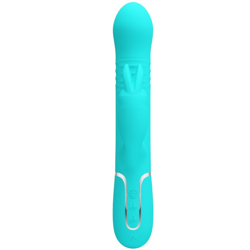 Pretty Love - Coale Rabbit Vibrator Perlen Aquagrün