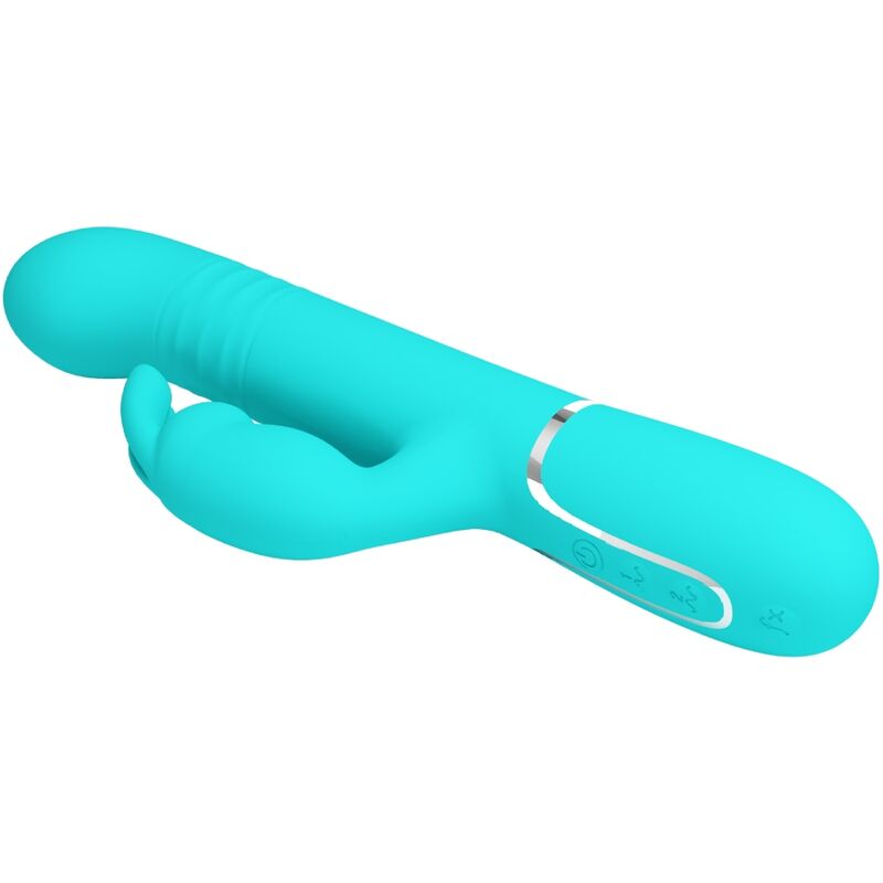 Pretty Love - Coale Rabbit Vibrator Perlen Aquagrün