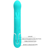 Pretty Love - Coale Rabbit Vibrator Perlen Aquagrün