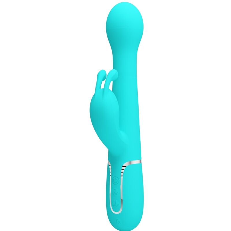 Pretty Love - Dejon Rabbit Vibrator 3 in 1 Multifunktions-Aquagrün