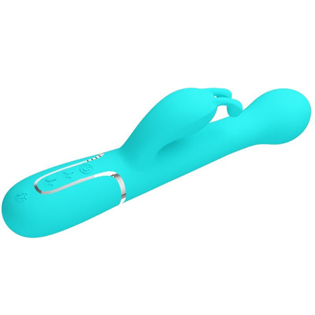 Pretty Love - Dejon Rabbit Vibrator 3 in 1 Multifunktions-Aquagrün