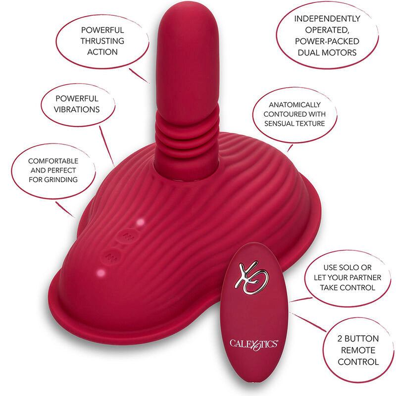 Calexotics - Rider Massager Doppelmotor Fernbedienung Rot