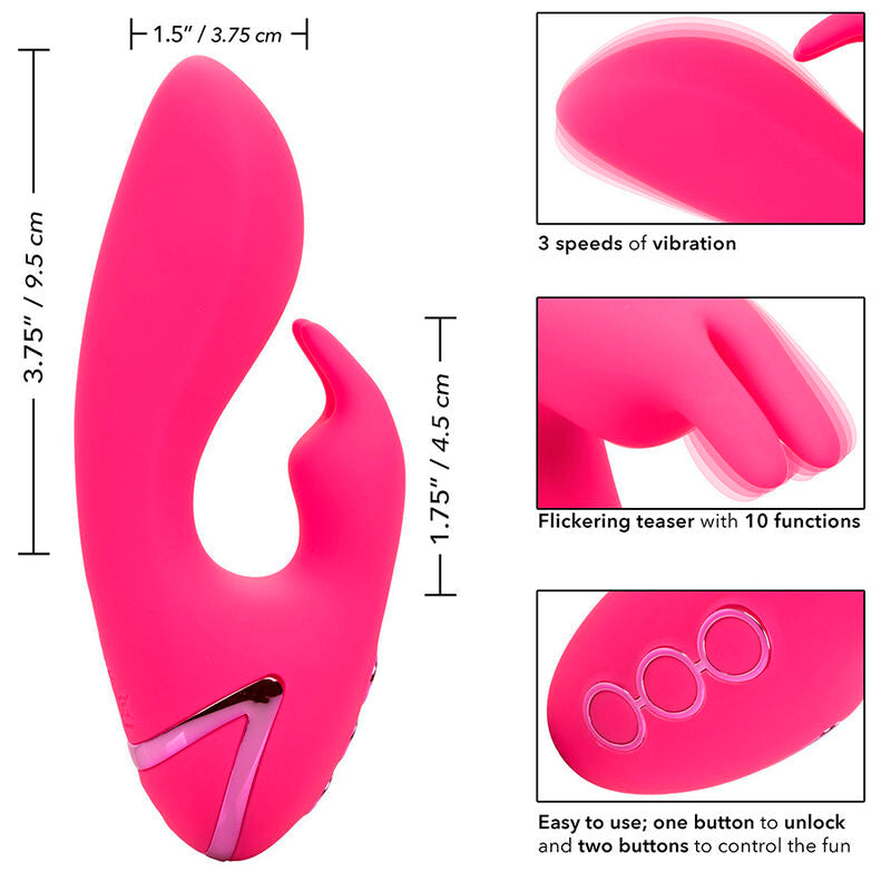 Calexotics - So. Cal Sunshine Vibrator Rabbit Fuchsia von California Dreaming