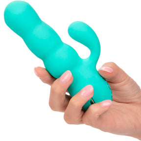 Rabbit-Vibrator California Dreaming Del Mar Diva Grün 9,5 x 3,25 cm